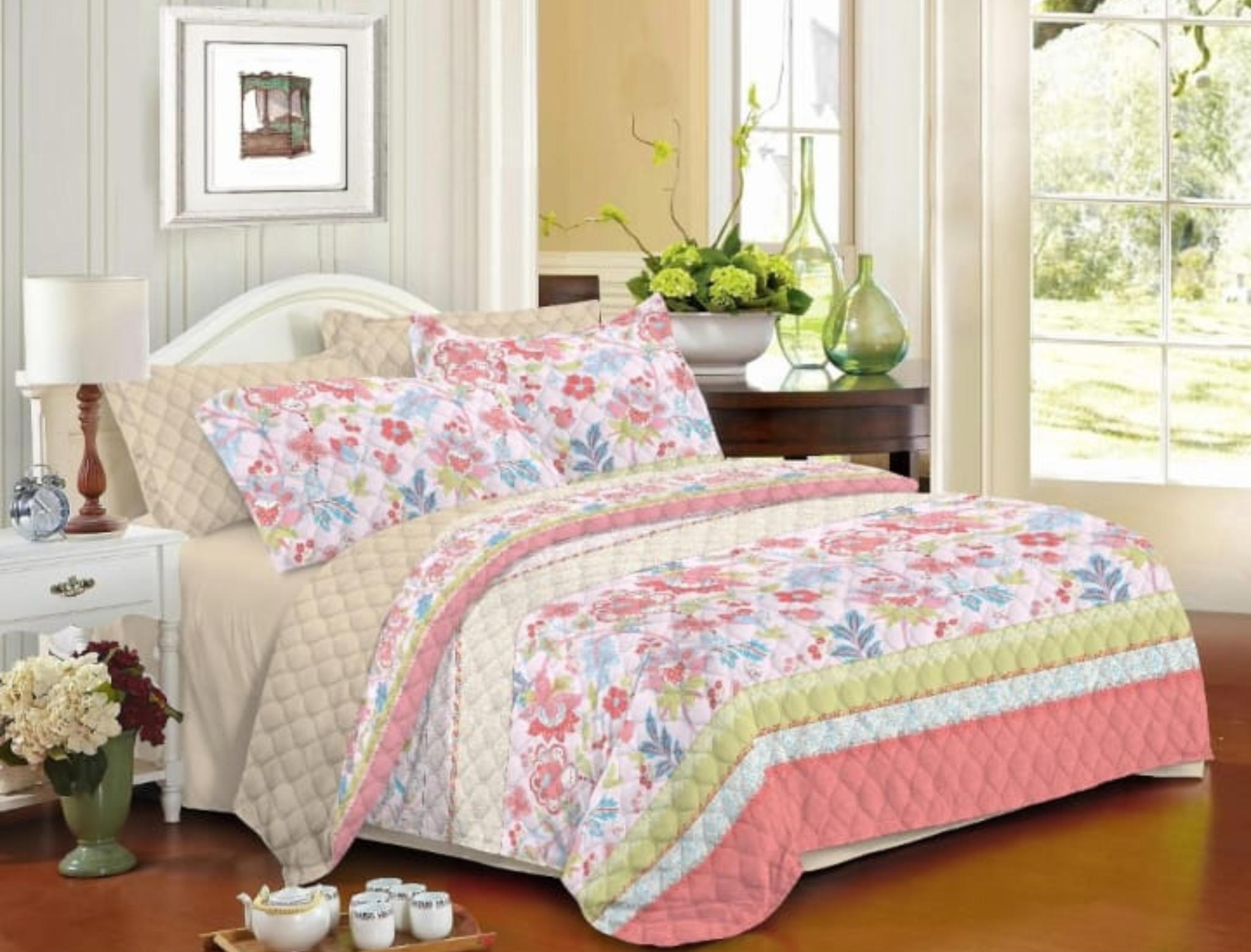 Set de Colchas de 3 Piezas