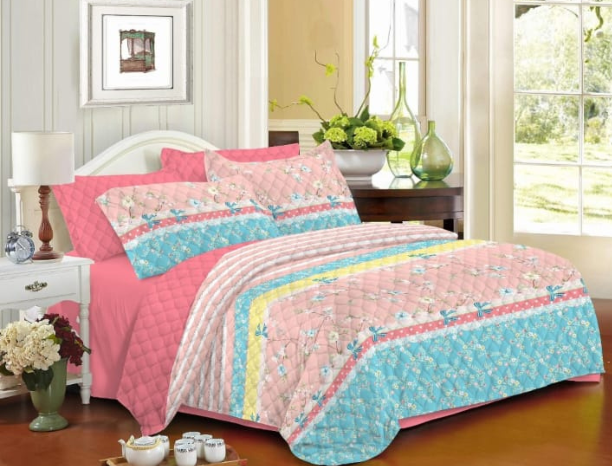Set de Colchas de 3 Piezas